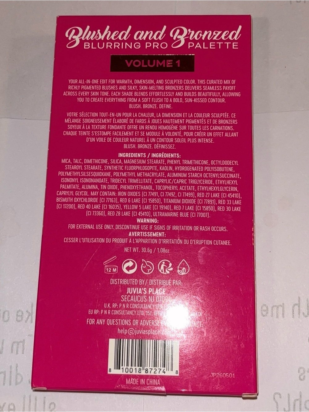 Juvia's Place Blushed and Bronzed Palette - Picture 3 of 5